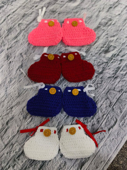 Kids Woolen Socks Red