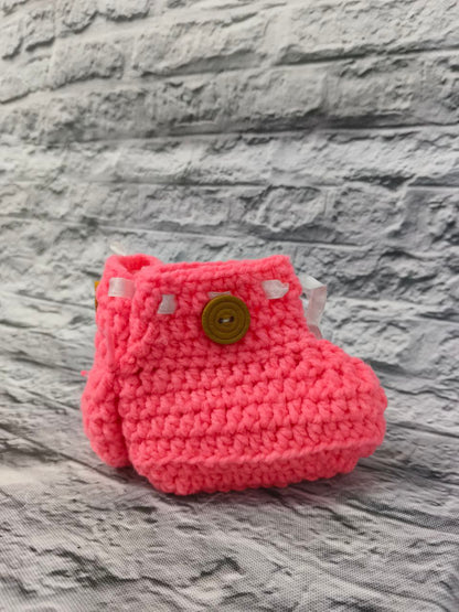 Kids Woolen Socks Pink