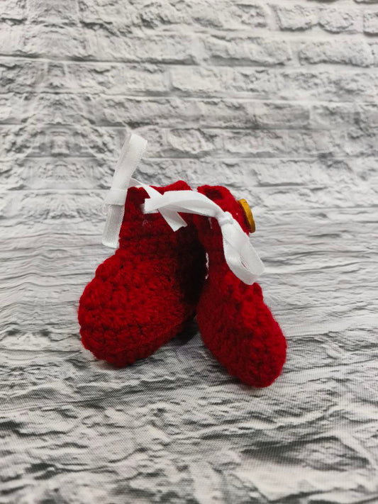 Kids Woolen Socks Red