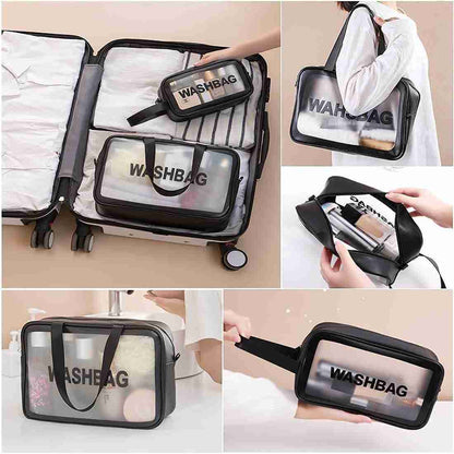 PVC Wash Bag Black