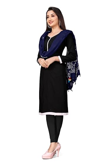 Wex Batik Navy Blue Dupatta