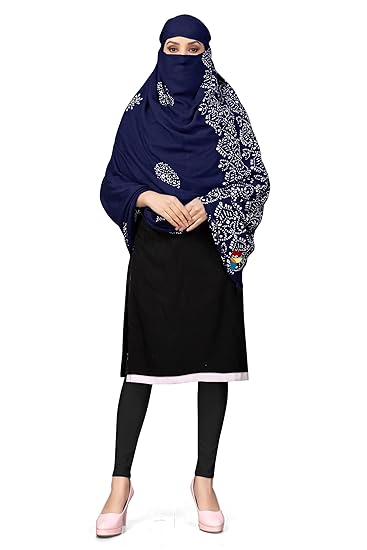 Wex Batik Navy Blue Dupatta